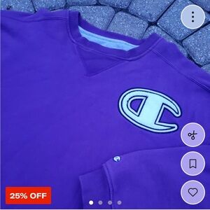 Champion Deep Purple Crewneck